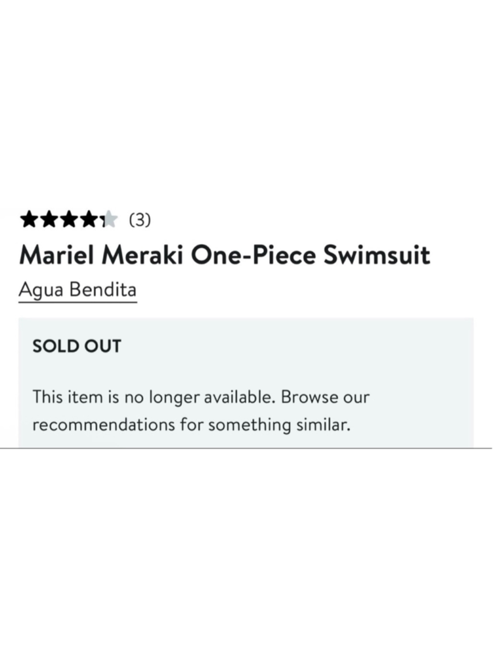 New Agua Bendita Mariel Meraki Floral 1 Piece Swimsuit M White Pink - Picture 8 of 9